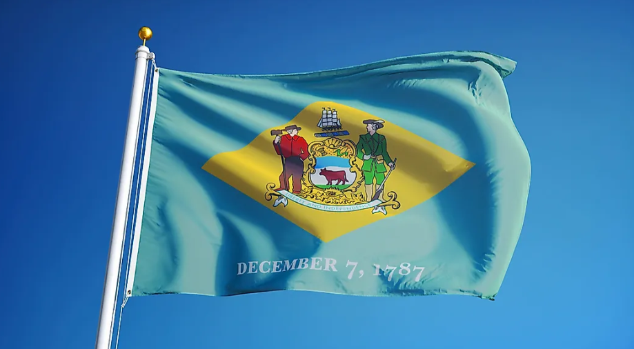 image of Delaware flag